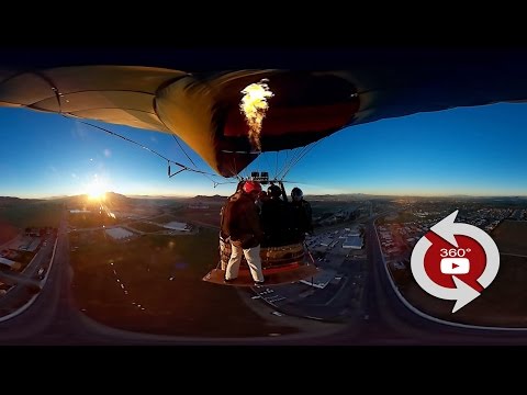 360 Camera - Wingsuit Balloon Rope Swing