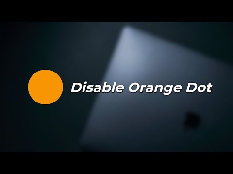 How to Hide or Disable Orange Microphone Dot on Full Screen in macOS Monterey
