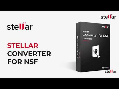 How to Convert NSF to PST with Stellar Converter for NSF