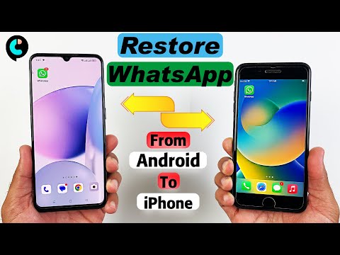How to Transfer WhatsApp Backup From Android to iPhone (Support iPhone 15 & iOS 17 )