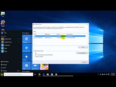 How to defrag Windows 10 - How To defrag your Hard Drive - FASTER Laptop! - Free & Easy
