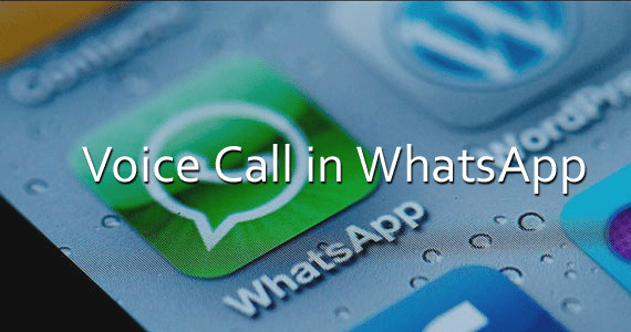 voice call in whatsapp
