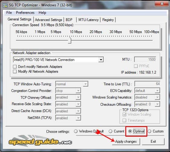 Sg tcp optimizer. TCP Optimizer Windows 10. Half-open limit Fix.