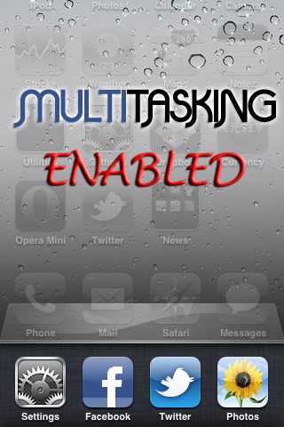 multitasking on iphone 3g