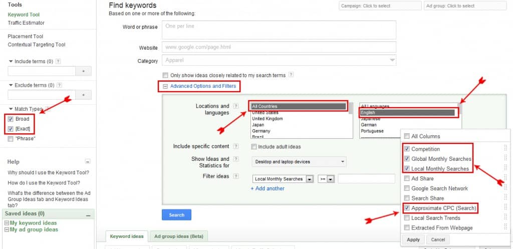 keyword research 