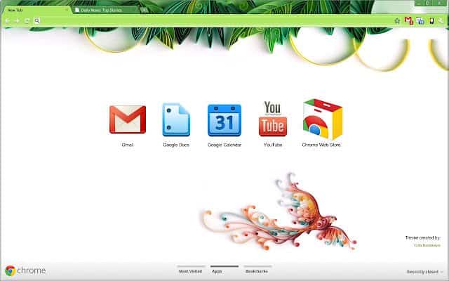 Best Google chrome theme