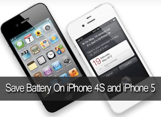 5 Tips To Boost And Save Battery On iPhone 4S and iPhone 5