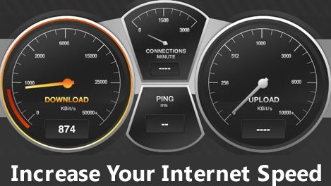 Increase internet speed 