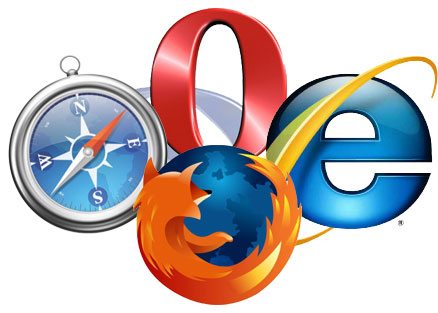 different browsers 