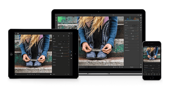 Adobe Lightroom Interface