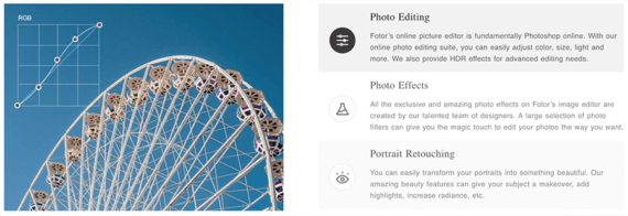 Fotor online photo editor