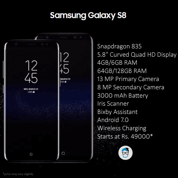 Samsung Galaxy S8 Features