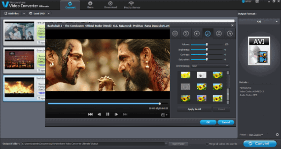 Wondershare Video Converter Ultimate Review - Add Effects