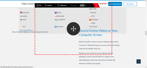 Wondershare Video Converter Ultimate Review - Record Screen