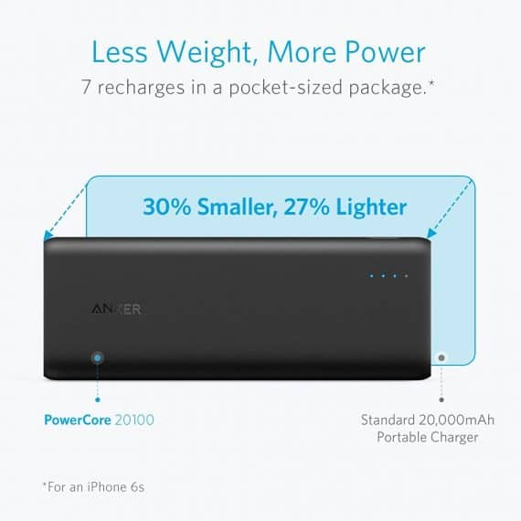 Light weight power banks for smartphones