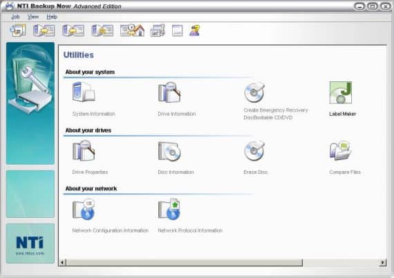 NTI Backup Now Data Recovery Software