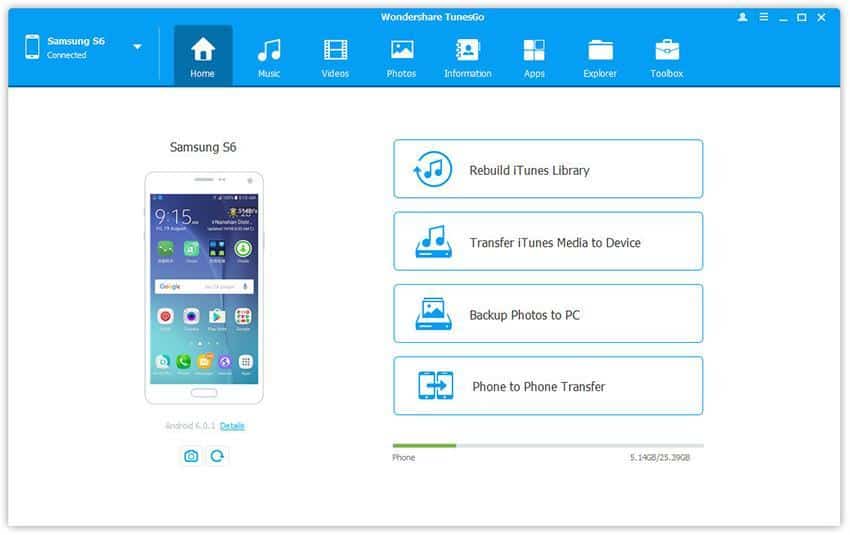 backup and restore Samsung smartphones data