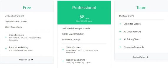 best online video editor by clipchamp pricing details