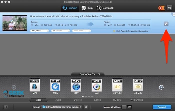 iskysoft imedia converter deluxe file support