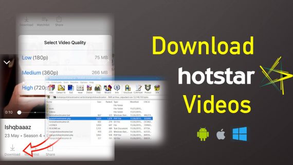 download hotstar videos in Windows PC, Android and iOS