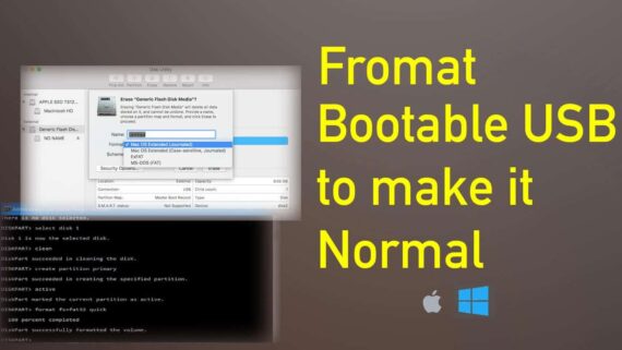 format bootable usb pendirve to make it unbootable