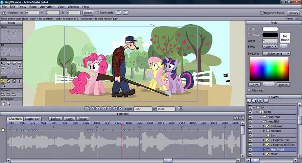 Anime Studio Debut - 2D Animation Software
