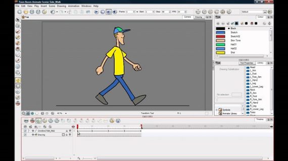 easy 2d animation software