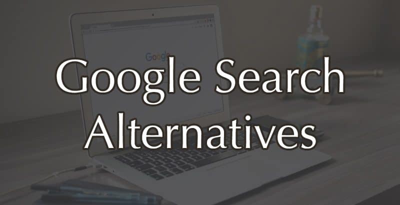 alternatives for Google search