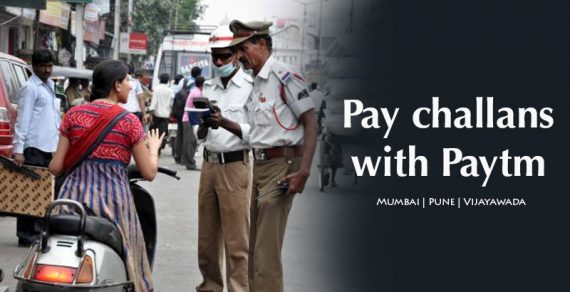 You can pay traffic challans with Paytm now
