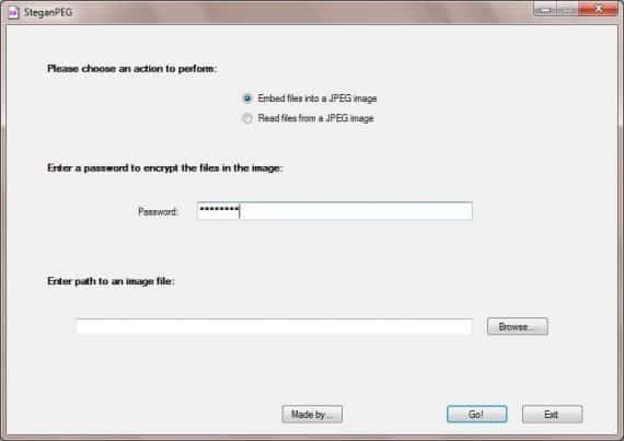 SteganPEG steganography software