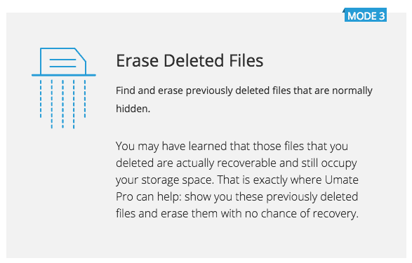 erase deleted files