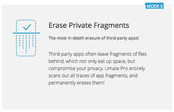 erase private fragments