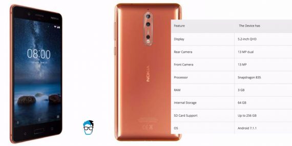 Nokia 8 Launched In India