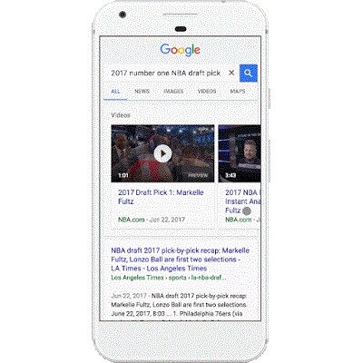 google video preview