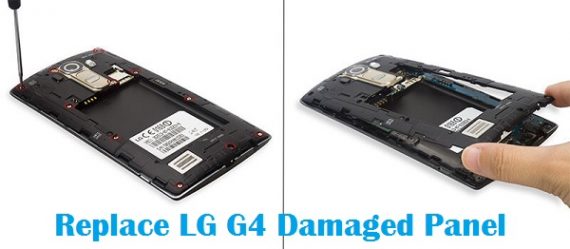 Replace damaged panel of dead LG G4