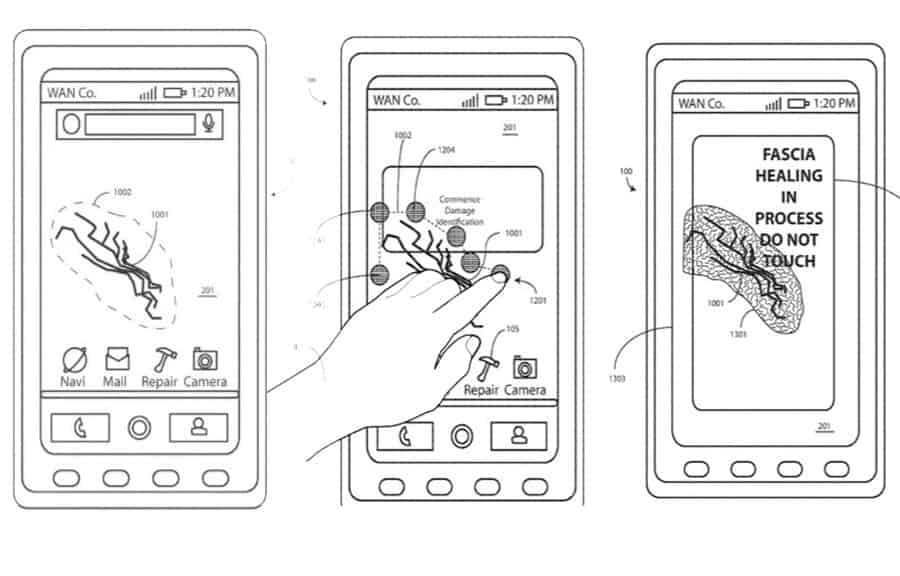 self healing display motorola