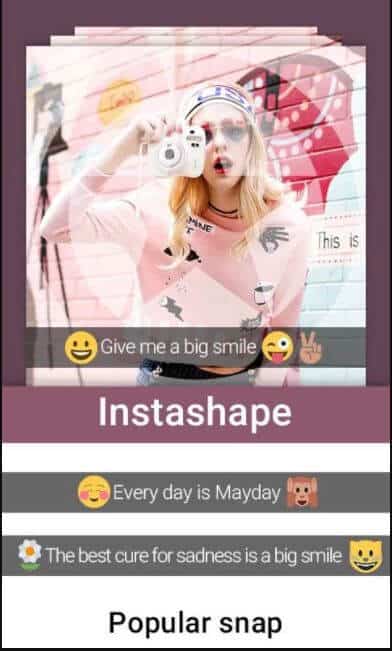 square shape snap pic IG profile picture maker app