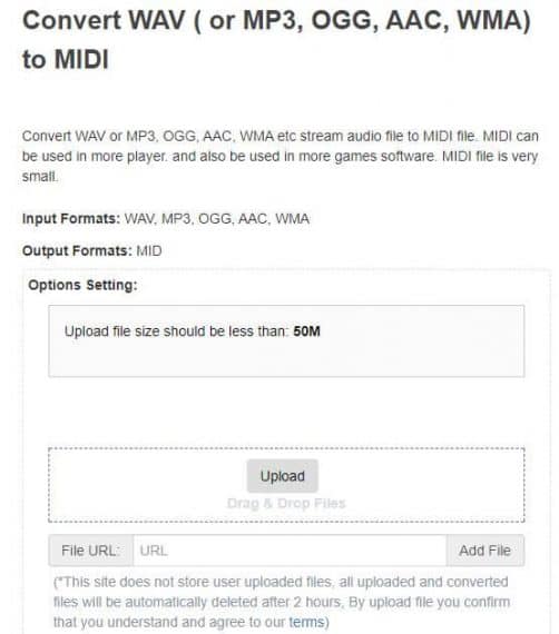 mp3 to midi converter free online