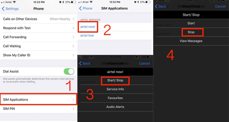 Step by step guide to stop flash messages in iPhone and iPad