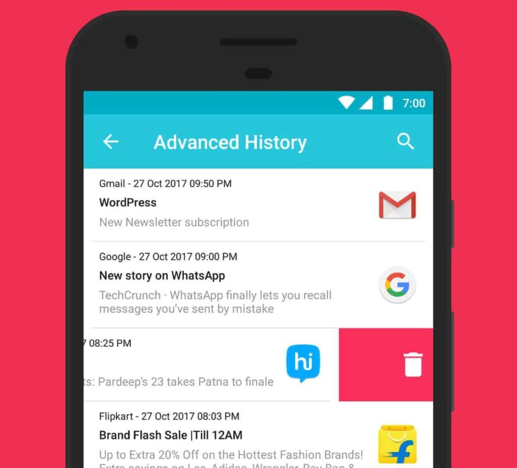 Notification History Log View Old Notifications You've Cleared in Android