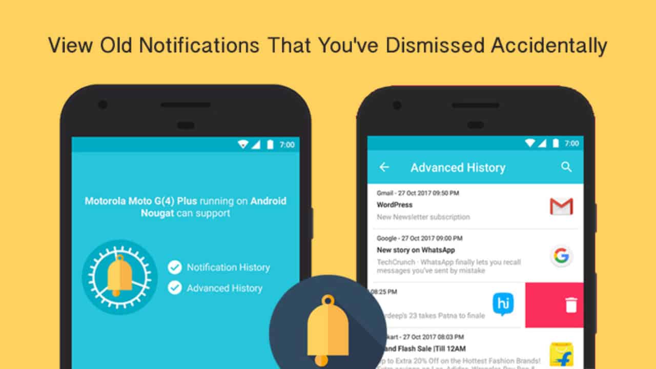 Notification History Log View Old Notifications You've Cleared in Android