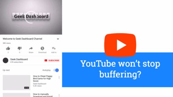 YouTube app keeps buffering