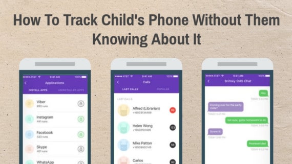 how to track child's phone without them knowing