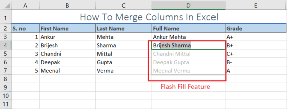 shortcut for merging cells in excel