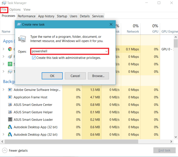 windows 10 taskbar not working issue