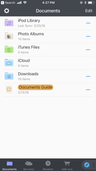 documents app for iphone