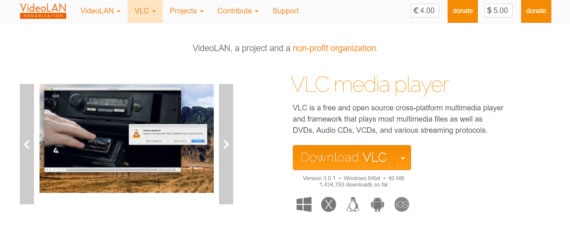 download VLC media player
