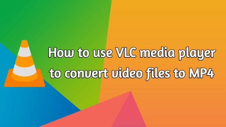 using vlc media player to convert video