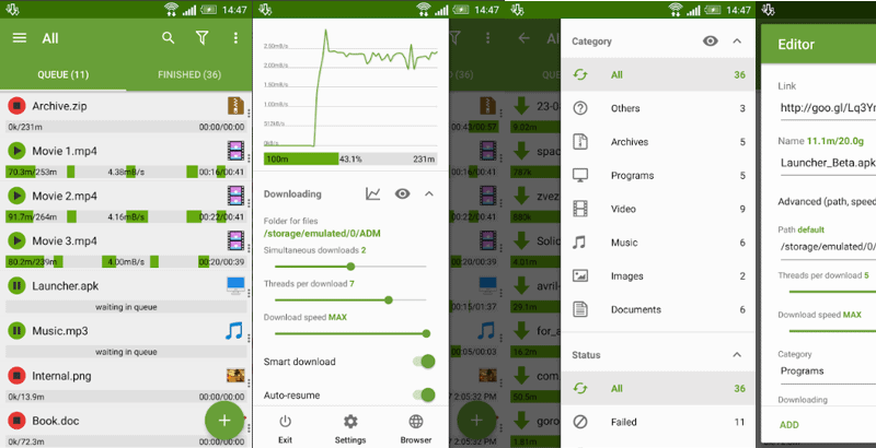 Best Music Downloader Apps for Android - Advanced Download Manager