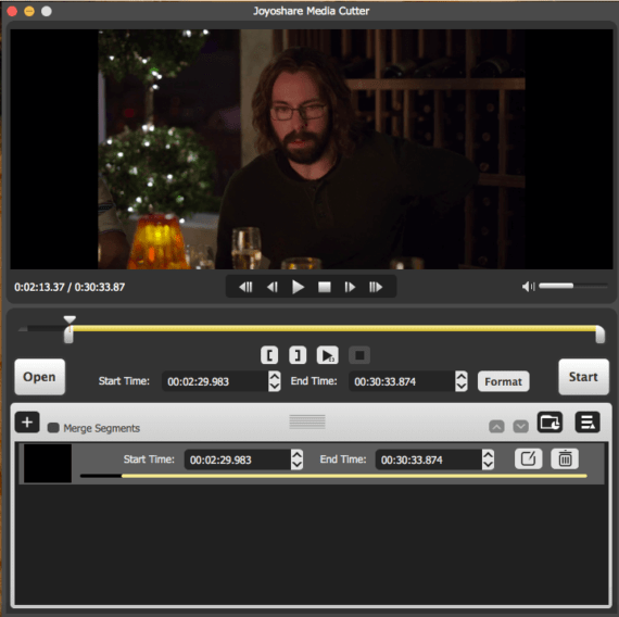 Video Cutting with Joyoshare Media Cutter for Mac